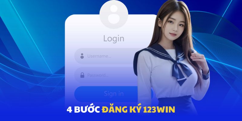 Quy trình 4 bước đăng ký 123Win